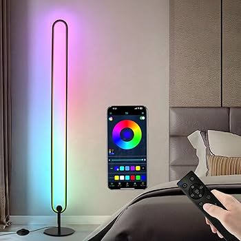 【M2236-119-87】新品未使用 LEDフロアライトLED電球付 リモコン Amazon | LGIDTECH FUT017 Miboxer WiFi LED電球6Wワット数 E26